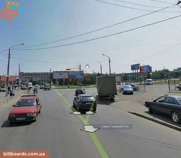 Билборд A в Черновцах Гагаріна (Вокзальна) вул. - Галицький шлях вул., правий фото 1