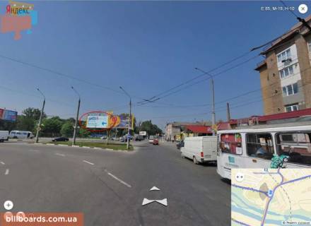 Билборд B в Черновцах Гагаріна (Вокзальна) вул. - Галицький шлях вул., лівий фото 1