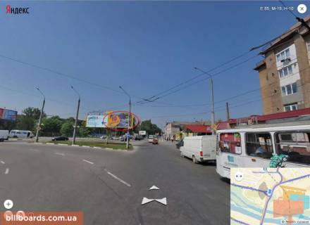 Билборд B в Черновцах Гагаріна (Вокзальна) вул. - Галицький шлях вул., правий фото 1