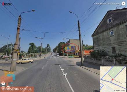 Билборд A в Черновцах Московської Олімпіади вул. - Кишинівська вул. фото 1