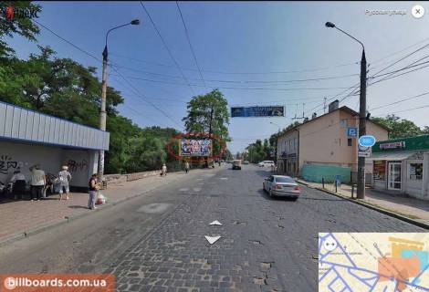 Билборд B в Черновцах Русская ул. - Кобылицы ул., из центра фото 1