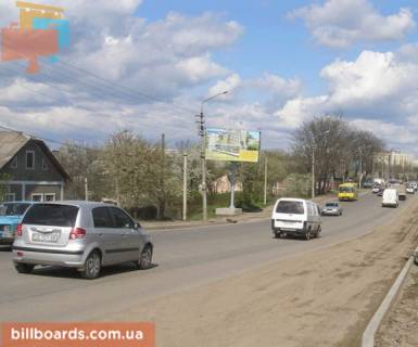 Billboard B in Chernivtsi, 3x6  Vinnicenka st. - Bolotnikova st., v storonu Zasminovoi st. Photo 1