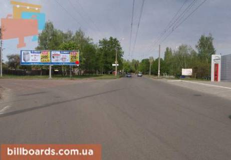 Билборд  в Чернигове Днепровская, ул. Гагарина, от центра, правый фото 1