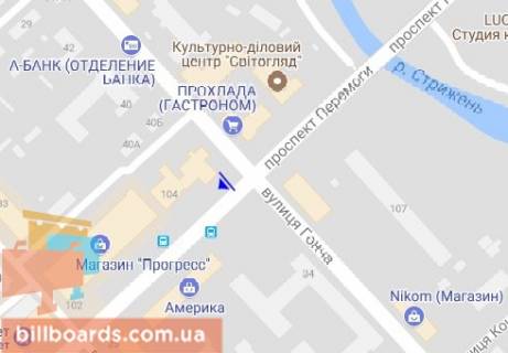 Скроллер B в Чернигове, 2.3x3.14  Перемоги просп., 104 - 481849 схема