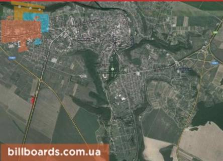 Білборд, Бігборд (Борд)  B у Чорткові  г. Чертков, в сторону Залещиков схема