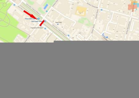 Скроллер A в Днепр (Днепропетровск), 4х3  пр. Дмитра Яворницького (Карла Маркса) – вул. Лазаря Глоби (Сєрова, Фабра), роллер 4х3 - 174076 схема