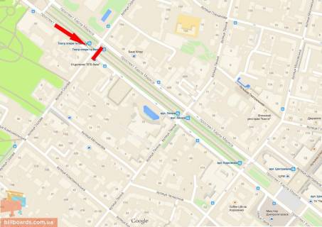 Скролер, Скрол A у Дніпро (Дніпропетровськ), 4х3  пр. Дмитра Яворницького (Карла Маркса) – вул. Лазаря Глоби (Сєрова, Фабра), роллер 4х3 - 174077 схема