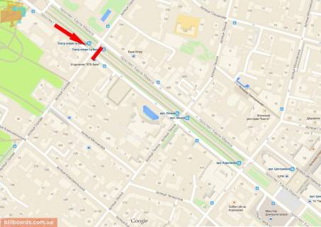 Скроллер + в Днепр (Днепропетровск), 4х3  пр. Дмитра Яворницького (Карла Маркса) – вул. Лазаря Глоби (Сєрова, Фабра), роллер 4х3 - 174082 схема