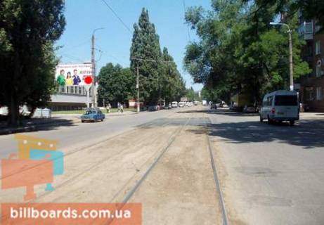 Билборд  в Днепр (Днепропетровск) Хмельницкого пр. (бывш. Героев Сталинграда ул.), 120 / Мирослава Скорика (Казакевича) ул. фото 1