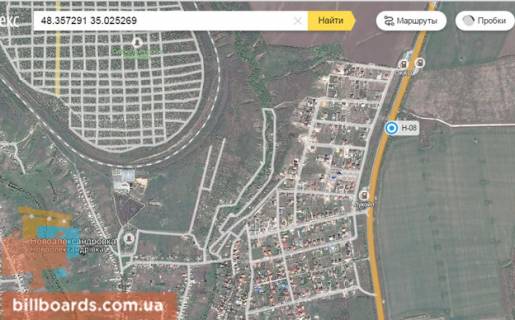 Билборд  в Днепр (Днепропетровск) Запорожское шоссе, 4 м от ТОВ "Украгрозапчасть" схема