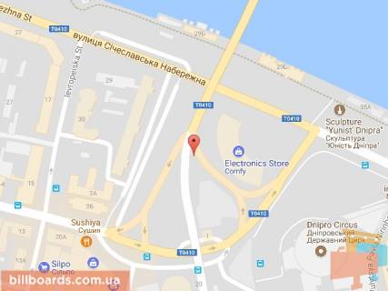 Призма B в Днепр (Днепропетровск) Січеславська Набережна вул. (Колиш. Набережна Леніна вул.), 31 - Центральний міст - 154139 схема