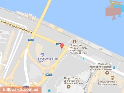 Призма A в Днепр (Днепропетровск) Січеславська Набережна вул. (колиш. Набережна Леніна вул.), 31А - 154150 схема