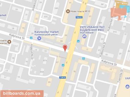 Призма B в Днепр (Днепропетровск) Слобожанський пр. (колиш. Газети "Правда" пр.), 87 - Калинова вул., 11Б - 154157 схема