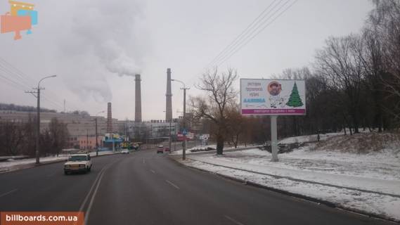 Білборд, Бігборд (Борд)  A у Дніпро (Дніпропетровськ) Лесі Українки (Пушкіна) просп. - В’ячеслава Чорновола (Юрія Савченка) вул., На світлофорі Фото 1