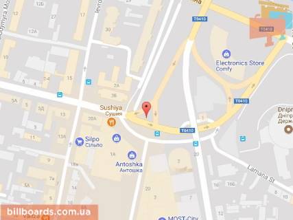 Скроллер A в Днепр (Днепропетровск) Володимира Великого вул. (колиш. Плеханова вул.), 2б - 153613 схема