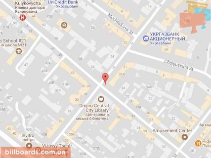 Скролер, Скрол A у Дніпро (Дніпропетровськ) Воскресенська вул. (Колиш. Леніна вул.) - Старокозацька вул. (Колиш. Комсомольська вул.), 34 - 153682 схема