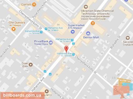Скролер, Скрол A у Дніпро (Дніпропетровськ), 3.14х2.32  просп. Науки (Гагаріна), 33, біля ТЦ НАГОРКА - 169013 схема