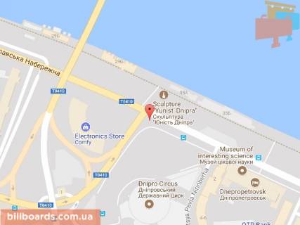 Призма A у Дніпро (Дніпропетровськ) Січеславська Набережна вул. (Колиш. Набережна Леніна вул.), 35 - 154173 схема