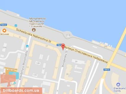 Скроллер A в Днепр (Днепропетровск) Січеславська Набережна вул. (колиш. Набережна Леніна вул.) - Європейська вул., (колиш. Миронова) 17 - 153851 схема