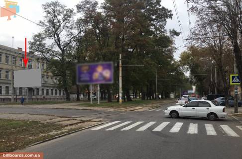 Билборд B в Днепр (Днепропетровск) Лесі Українки (Пушкіна) пр., 75А- Громова вул. фото 1