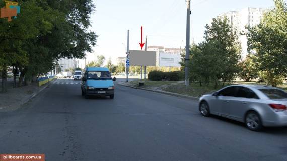 Billboard B in Dnipro (Dnipropetrovsk) Mira av. - Mihnovs'kogo st. (kolis. Serbini st.) Photo 1