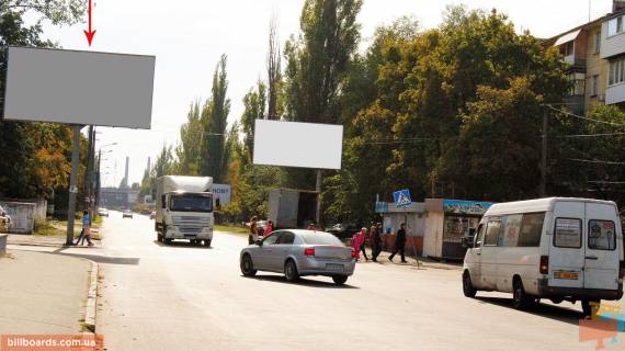 Билборд B в Днепр (Днепропетровск) Калнишевського пр. (колиш. Косіора вул.), 36 - Королевою вул. фото 1