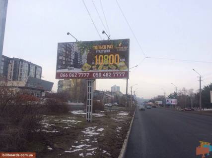 Билборд B в Днепр (Днепропетровск) Набережна Перемоги вул., 128 - Слави бул. фото 1