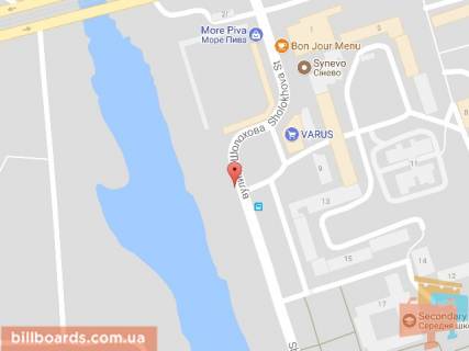 Билборд B в Днепр (Днепропетровск) Степана Рудницького (Шолохова) вул., 11 схема