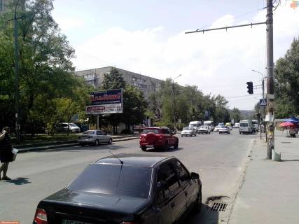 Білборд, Бігборд (Борд)  B у Дніпро (Дніпропетровськ) Героїв пр., 46 - Штабний пров. Фото 1