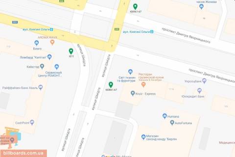 Scrolller, Scroll A in Dnipro (Dnipropetrovsk), 3.14х2.32  prosp. Dmitra Avornic'kogo - st. Smidta, ruh u bik nabereznoi, bila svitlofora - 169304 scheme