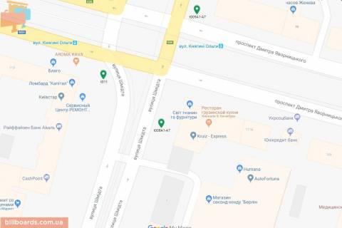 Scrolller, Scroll A in Dnipro (Dnipropetrovsk), 3.14х2.32  prosp. Dmitra Avornic'kogo - st. Smidta, ruh u bik nabereznoi, bila svitlofora - 169308 scheme