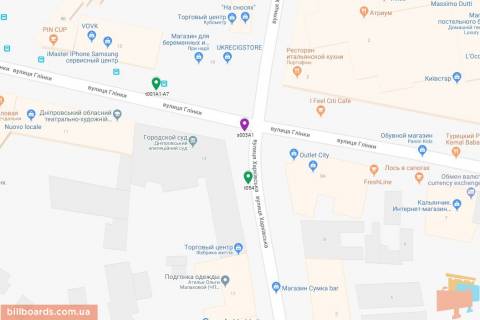 Scrolller, Scroll B in Dnipro (Dnipropetrovsk), 3.14х2.32  st. Harkivs'ka - st. Glinki, bila Apelacijnogo sudu, bila svitloforu - 229788 scheme