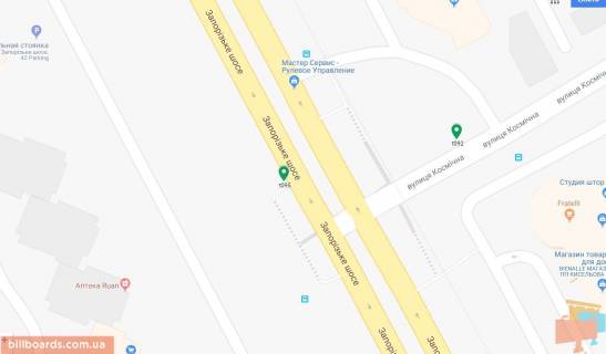 Призма A в Днепр (Днепропетровск) Запорізьке шосе, 48 - Космічна вул. - 172869 схема