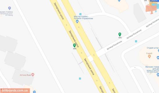 Призма A в Днепр (Днепропетровск) Запорізьке шосе, 48 - Космічна вул. - 172871 схема