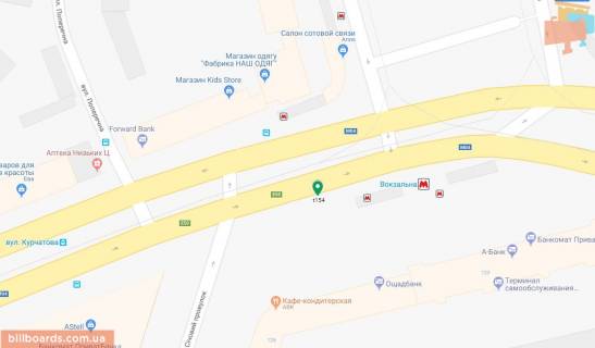 Скроллер A в Днепр (Днепропетровск), 3.14х2.32  просп. Дмитра Яворницького (Карла Маркса), 125, метро "Вокзальна" - 169621 схема