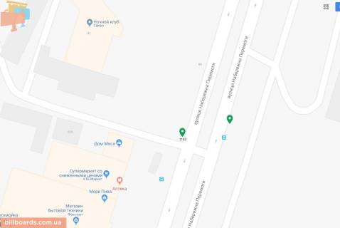 Скроллер A в Днепр (Днепропетровск) Набережна Перемоги вул., 82Б - 172734 схема