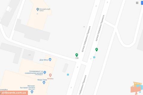 Скроллер A в Днепр (Днепропетровск) Набережна Перемоги вул., 82Б - 172741 схема