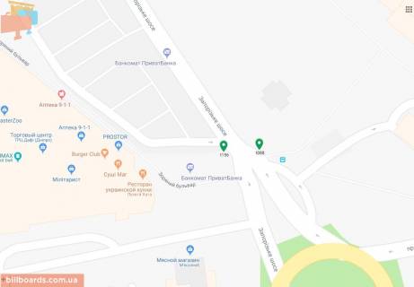 Скролер, Скрол A у Дніпро (Дніпропетровськ), 3.14х2.32  Запорізьке шосе, в районі буд. 4, біля ТРЦ "Дафі", на світлофорі - 169628 схема