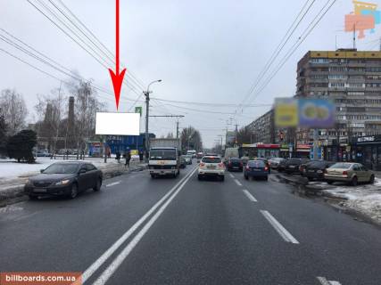 Билборд B в Днепр (Днепропетровск) Калинова вул., 87Н - Зразкова (колишня Академіка Образцова) вул. фото 1