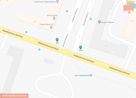 Скроллер A в Днепр (Днепропетровск), 3.14х2.32  вул. Робоча в районі буд. 178, на світлофорі - 181478 схема