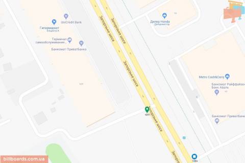Призма A в Днепр (Днепропетровск) Запорізьке шосе, 62К - 180638 схема