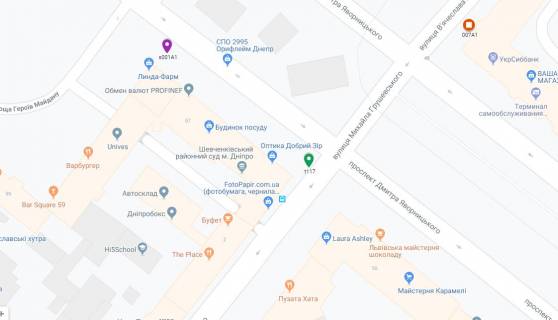Scrolller, Scroll A in Dnipro (Dnipropetrovsk), 3.14х2.32  prosp. Dmitra Avornic'kogo - st. Mihajla Grusevs'kogo, na svitlofori, ruh z centru vgoru v napramku prosp. B.Hmel'nic'kogo - 181511 scheme