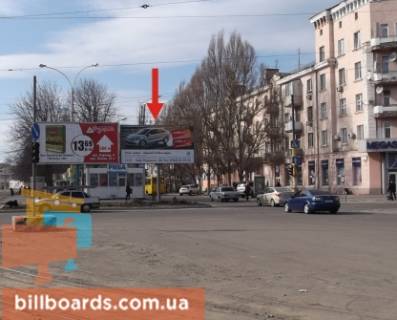 Билборд  в Каменское (Днепродзержинск) Свободы пр. / Сыровца ул., 2/28 фото 1