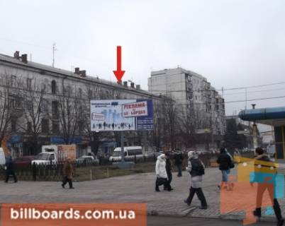 Білборд, Бігборд (Борд)   у Кам'янське (Дніпродзержинськ) Свободы пр., 40 / Ковалевича ул. Фото 1