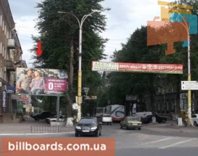 Билборд  в Каменское (Днепродзержинск) Свободы пр., 47 / Широкая ул. фото 1