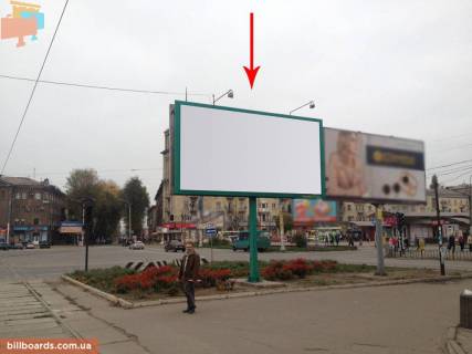Билборд B в Каменское (Днепродзержинск) Шевченка пр., 2/28, зупинка трамвая №1, зліва фото 1