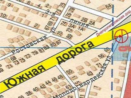 Билборд + в Одессе, 3x6  Південна дорога - Ярошевської вул., Крижанівка, (1), з центру схема