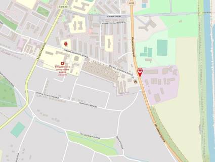 Билборд A в Бурштыне, 3х6  вул.Міцкевича (центр) №1 схема