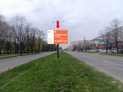 Скроллер A в Львове, 2.3x3.14  Наукова вул., 3, роздільник, в бік Кульпарківської вул. , ТРЦ "Victoria Gardens" - 664603 фото 1