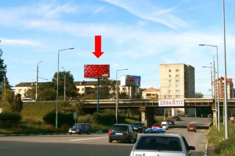 Билборд B в Ивано-Франковске Галицька вул. / Надрічна вул. фото 1